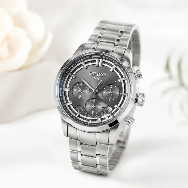 تک زنانه ساعت مچی سیکو کورنوگراف Seiko