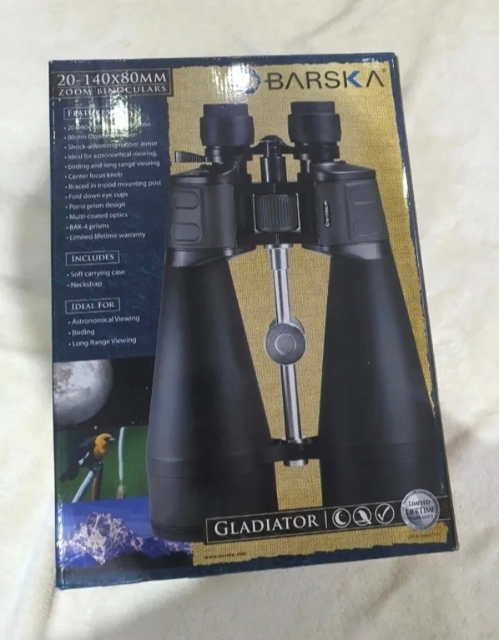 دوربینBarska آمریکا 20x-140x-80 بسیار پرقدرت، صفر