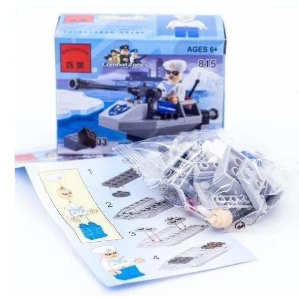 لگو ملوان نیروی دریایی و قایق نظامی