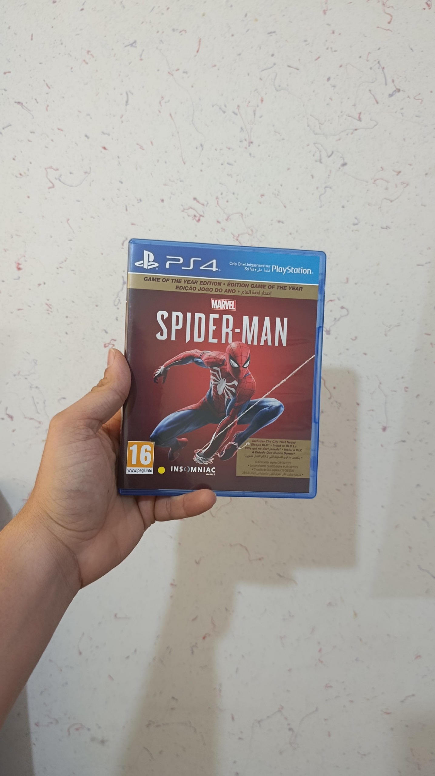 دیسک spiderman goty 2018 PS4 پلی 4