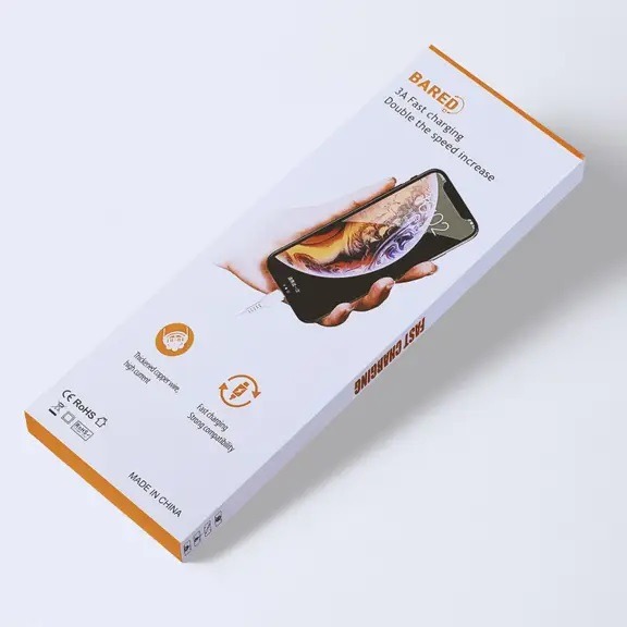 کابل شارژ میکرو دیتا دار 3 آمپر BARED
