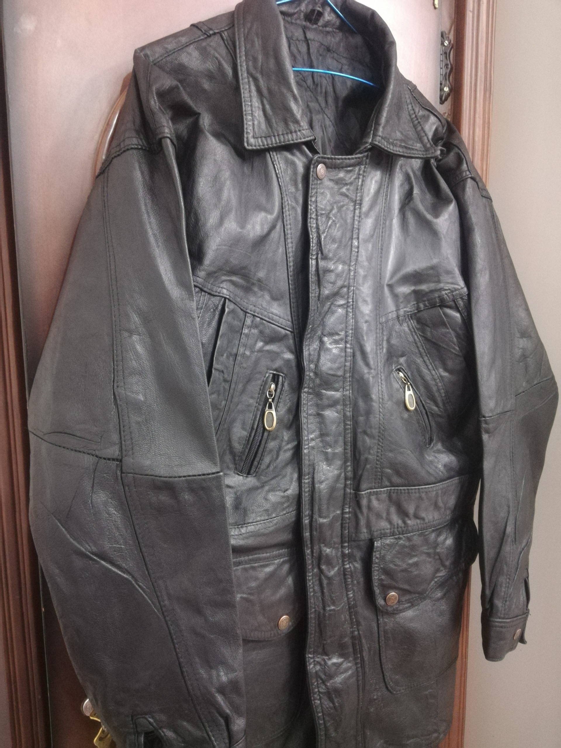 کاپشن چرم ضخیم