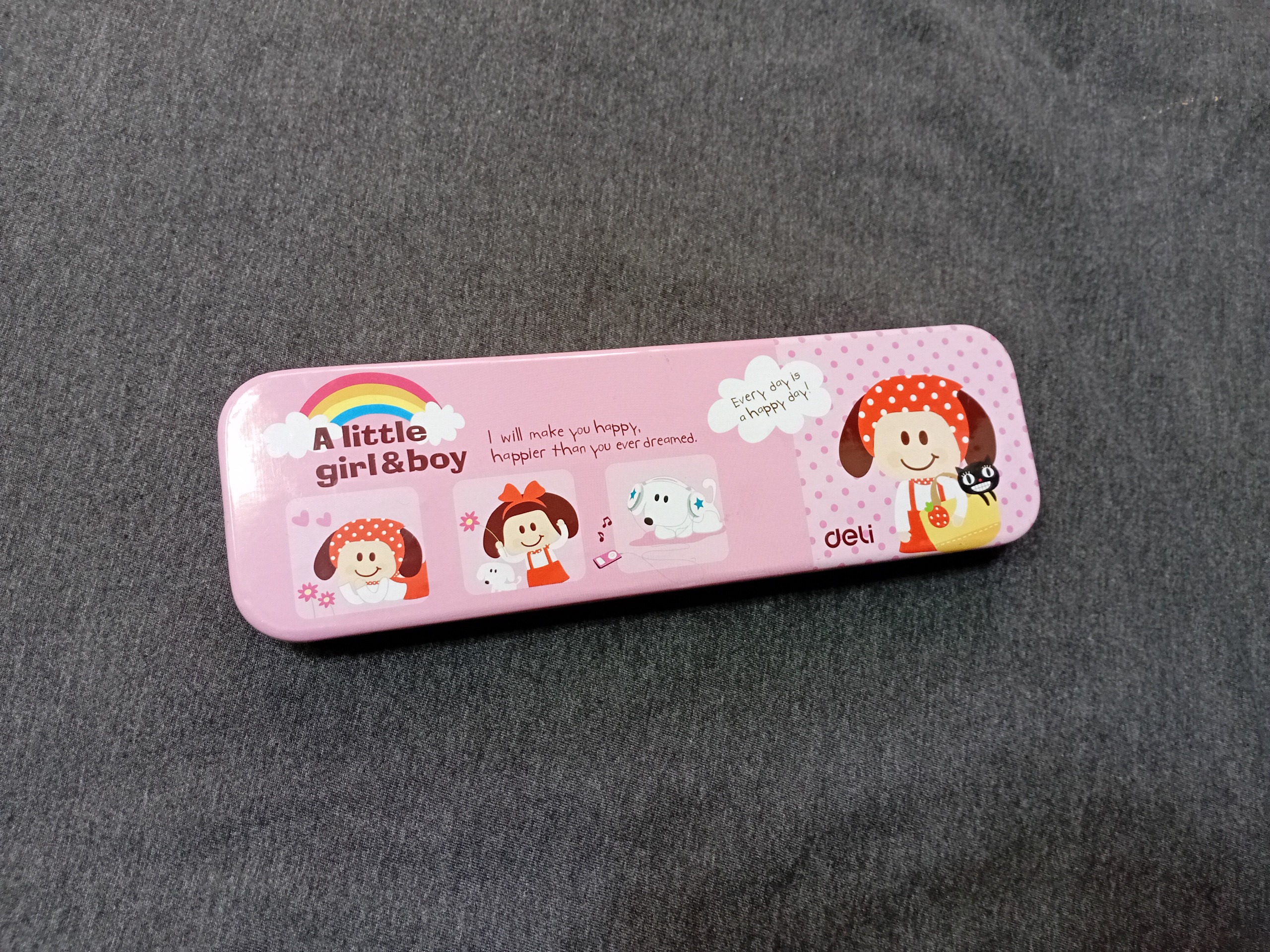 قوطی فلزی طرح کارتونی