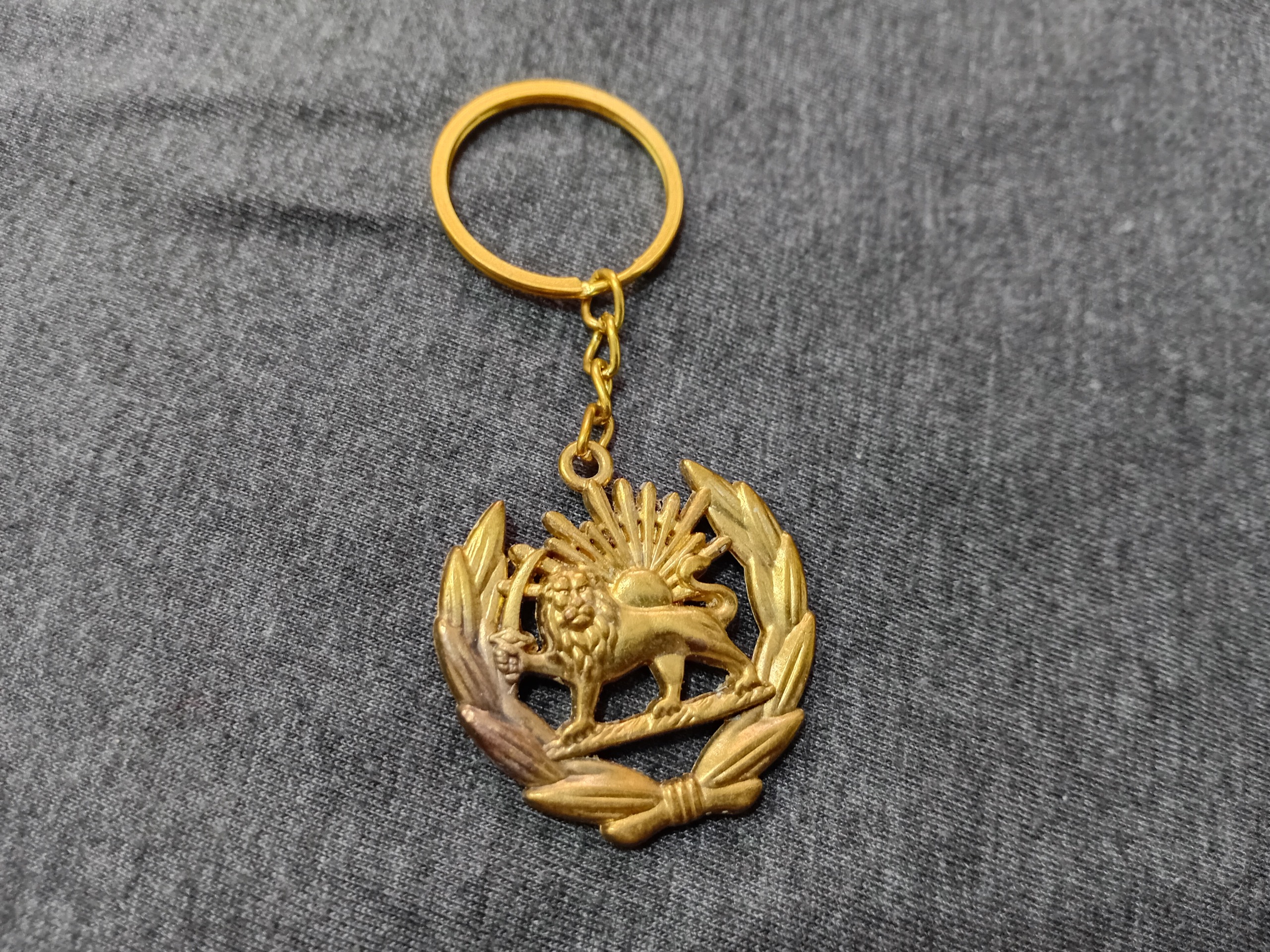 جاکلیدی فلزی شیر و خورشید