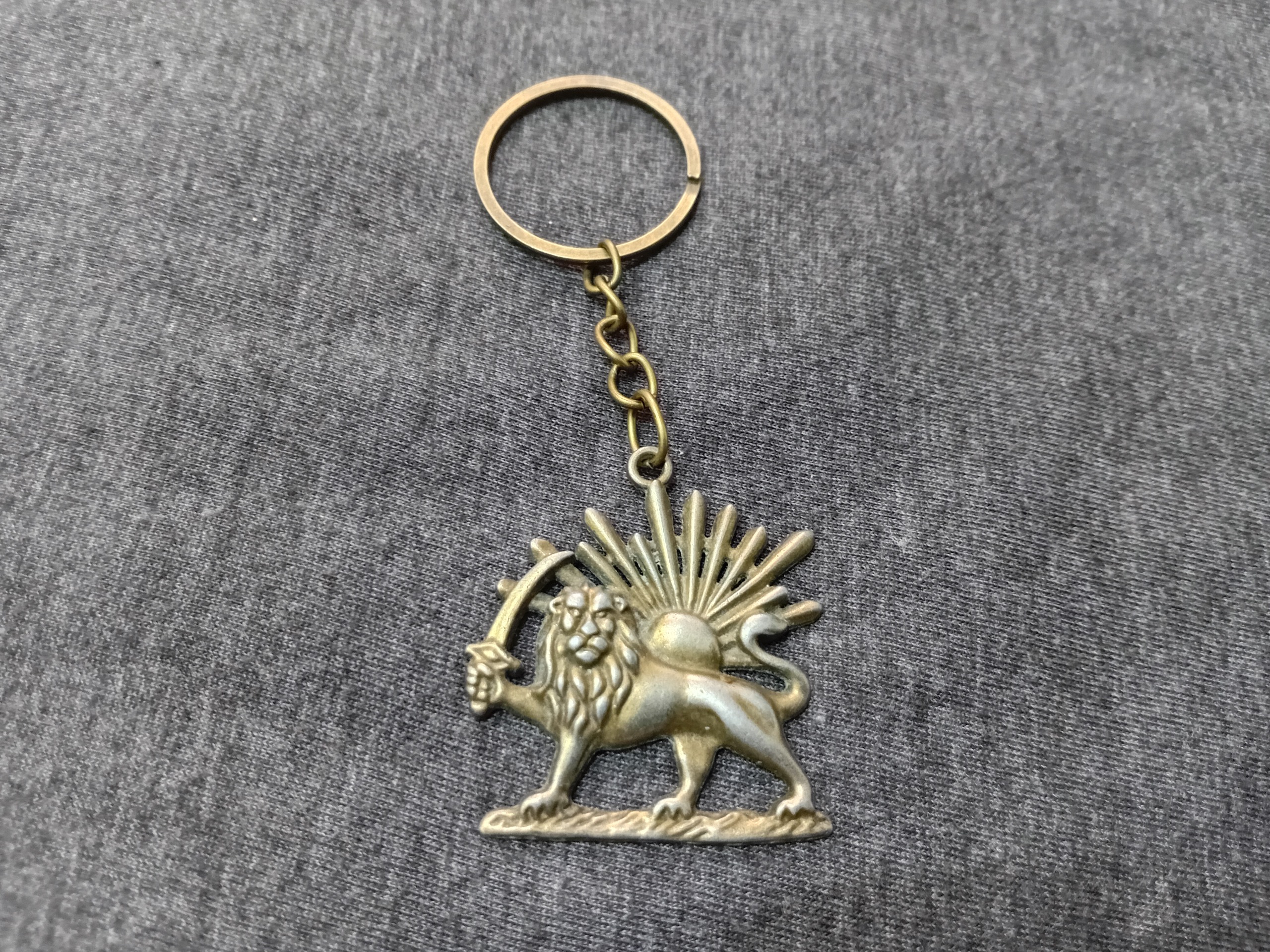 جاکلیدی فلزی شیر و خورشید