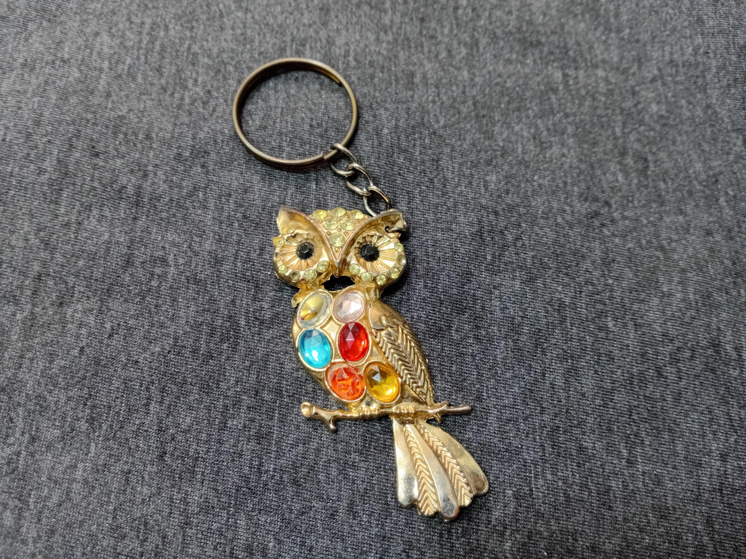 جاکلیدی فلزی طرح جغد