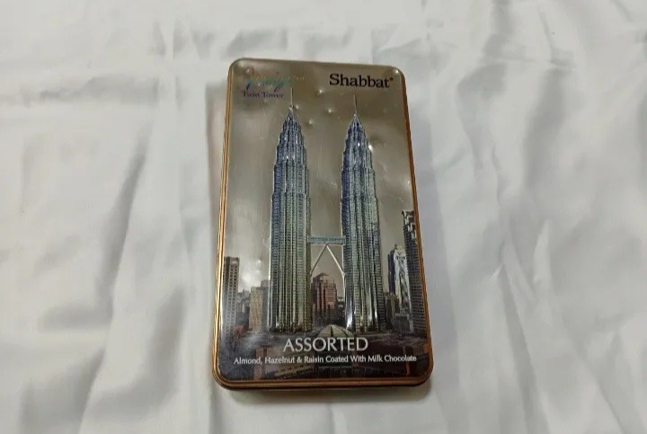 قوطی فلزی شکلات ساخت مالزی