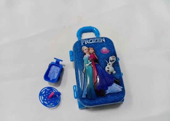 قوطی فلزی کوچک زیبا اسباب بازی طرح چمدان