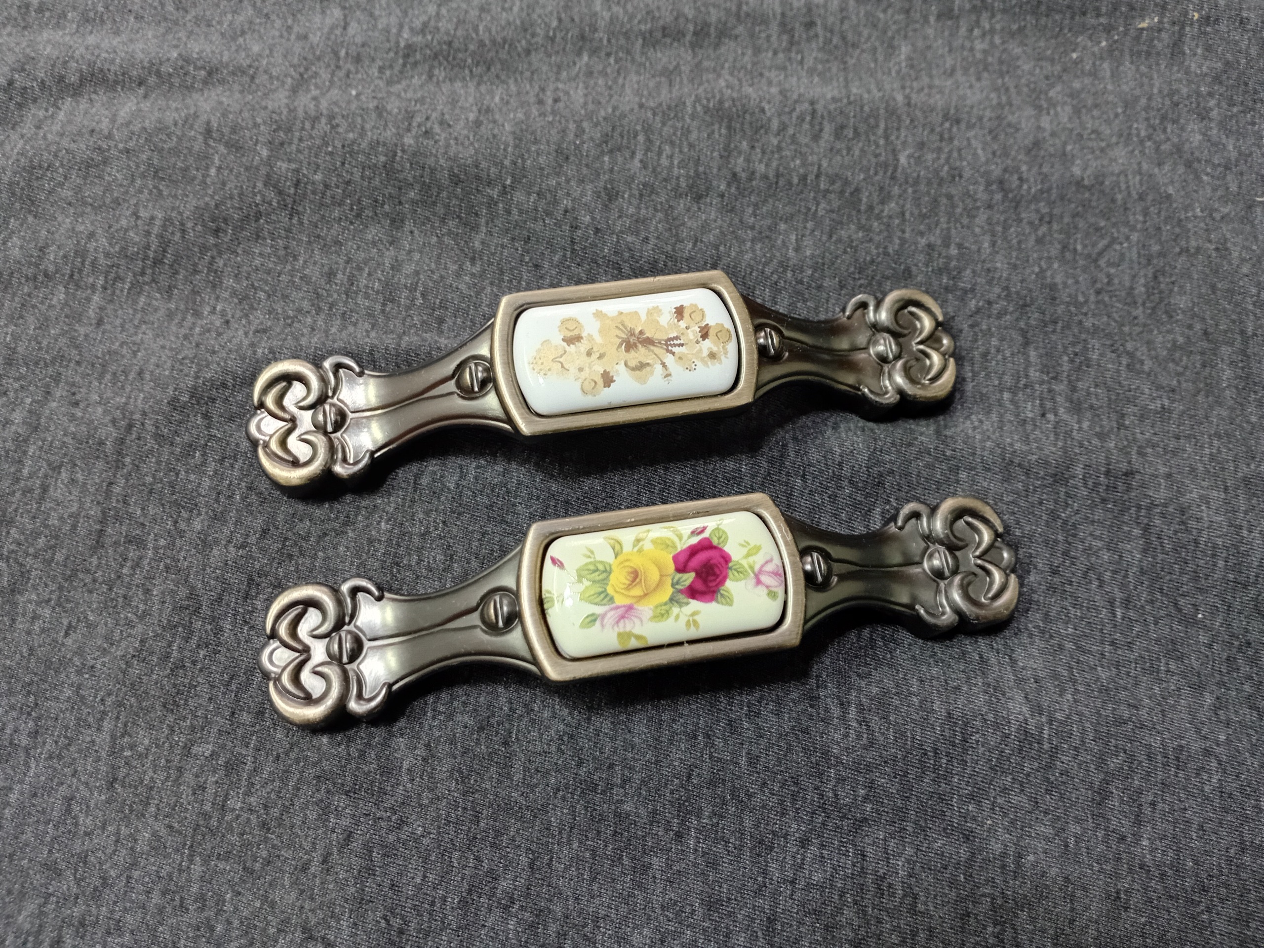 دو عدد دستگیره فلزی کابینت