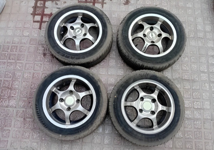 4حلقه رینگ لاستیک اسپرت سایز 13 پراید ماتیز MVM