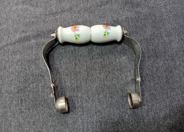 دسته یدکی کمیاب کتری ترکیب فلز و چینی