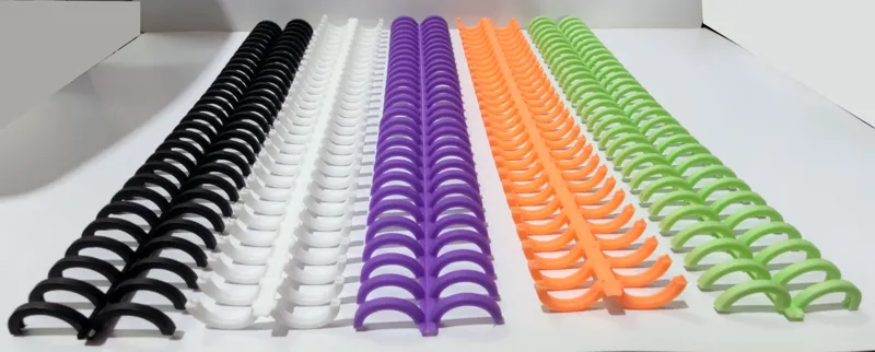 فنر کلاسوری پلاستیکی 16mm (بسته 10 تایی)