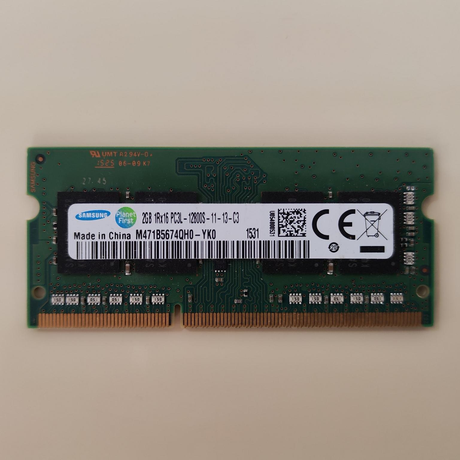 رم لپ تاپ 2GB PC3L DDR3