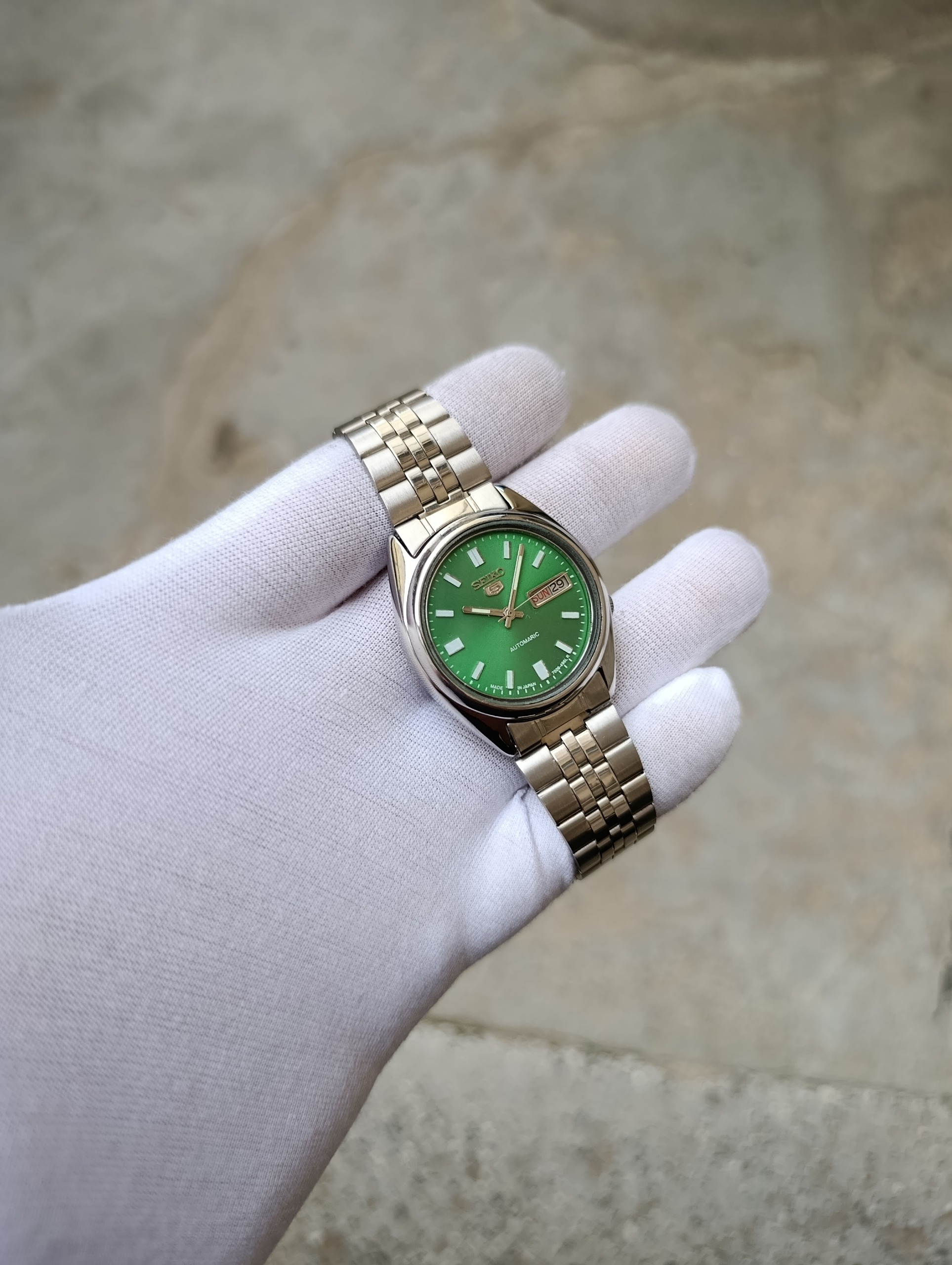 ساعت سیکو5 پشت شیشه ای اتوماتیک