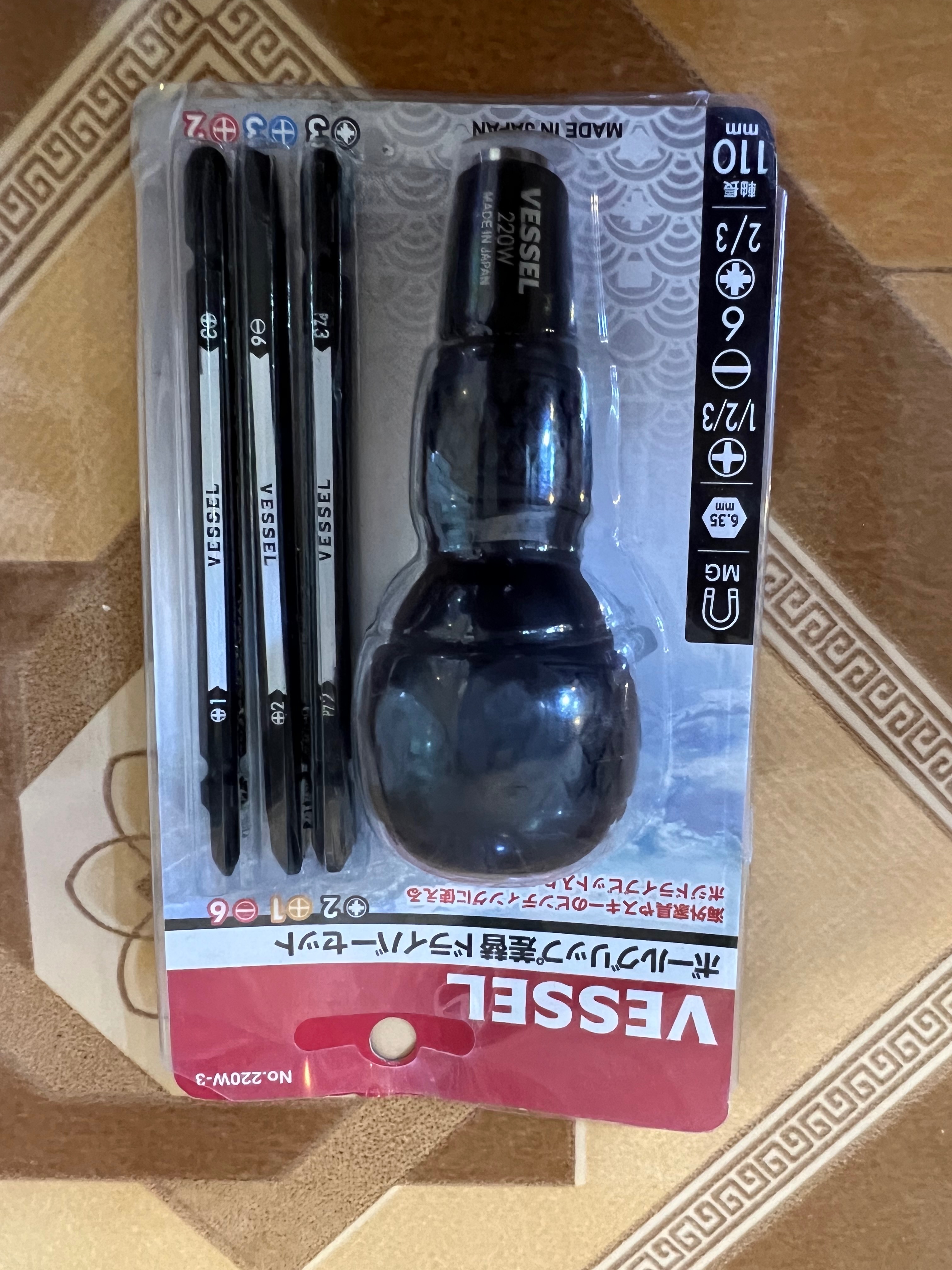 پیچگوشتی و بیت عایق برق وسل VESSEL ژاپن