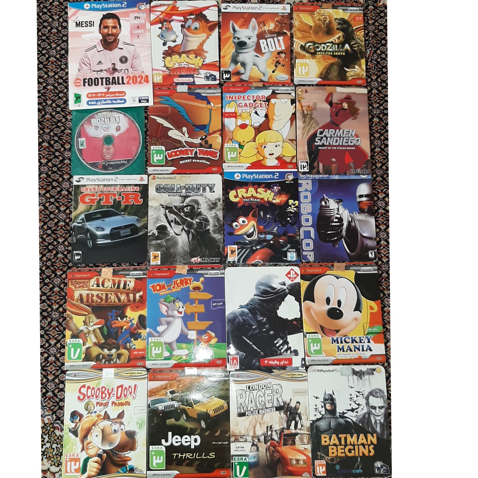 20 عنوان بازی ps2 نو و استفاده نشده
