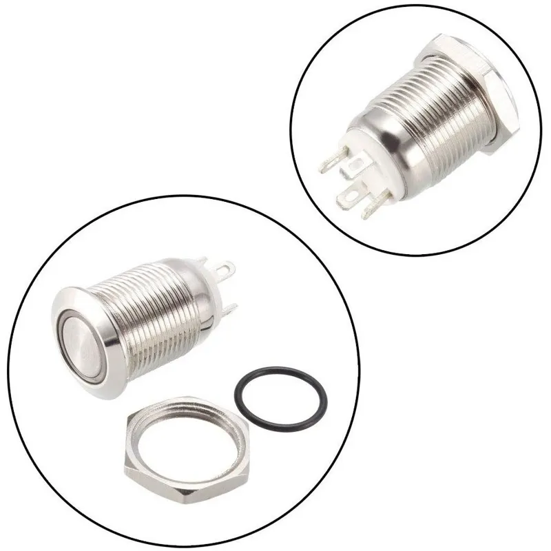 کلید پوش باتن LED دار ریستی