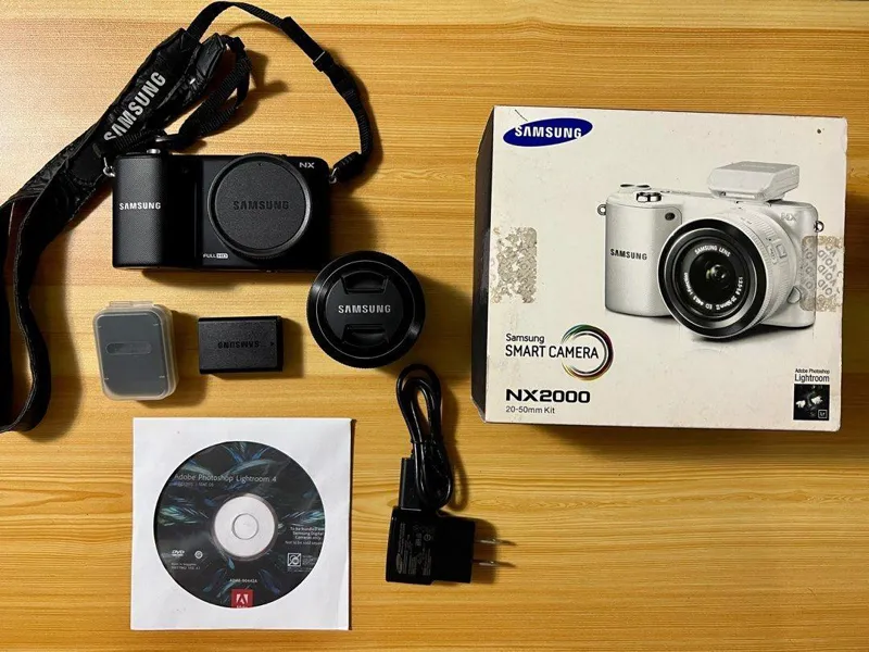 دوربین سامسونگ nx2000 بالنز 50-20