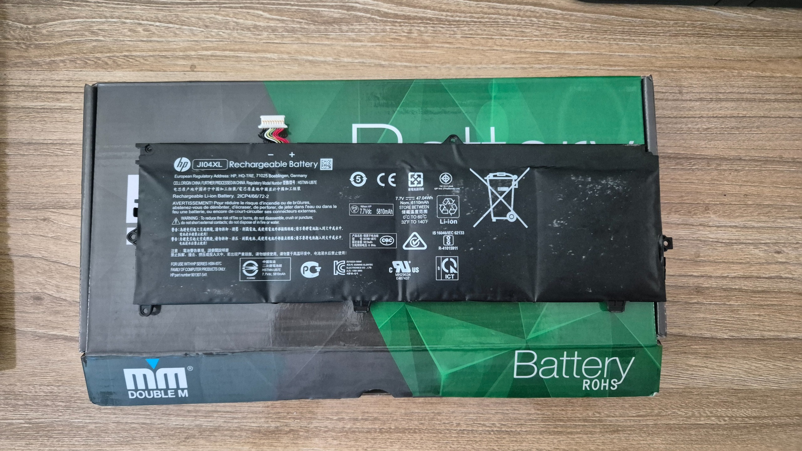 باتری لپ تاپ hp-elite x2, کد ji04xl
