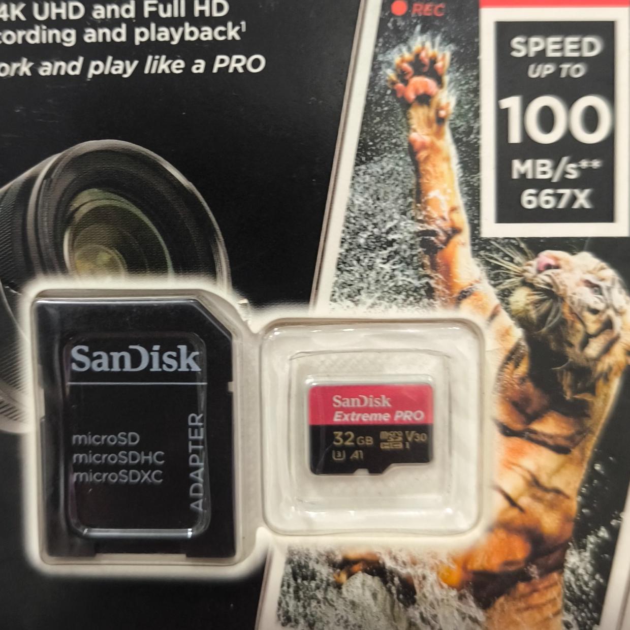 کارت حافظه سرعت بالا SanDisk,32GB