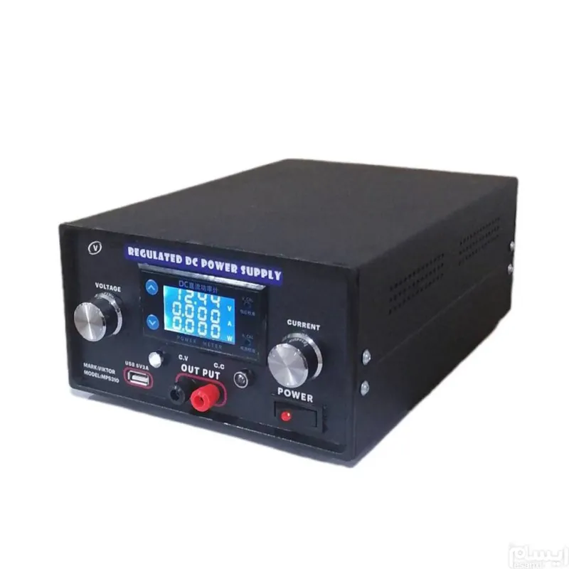 منبع تغذیه متغیر 34 ولت 10 آمپر ویکتور