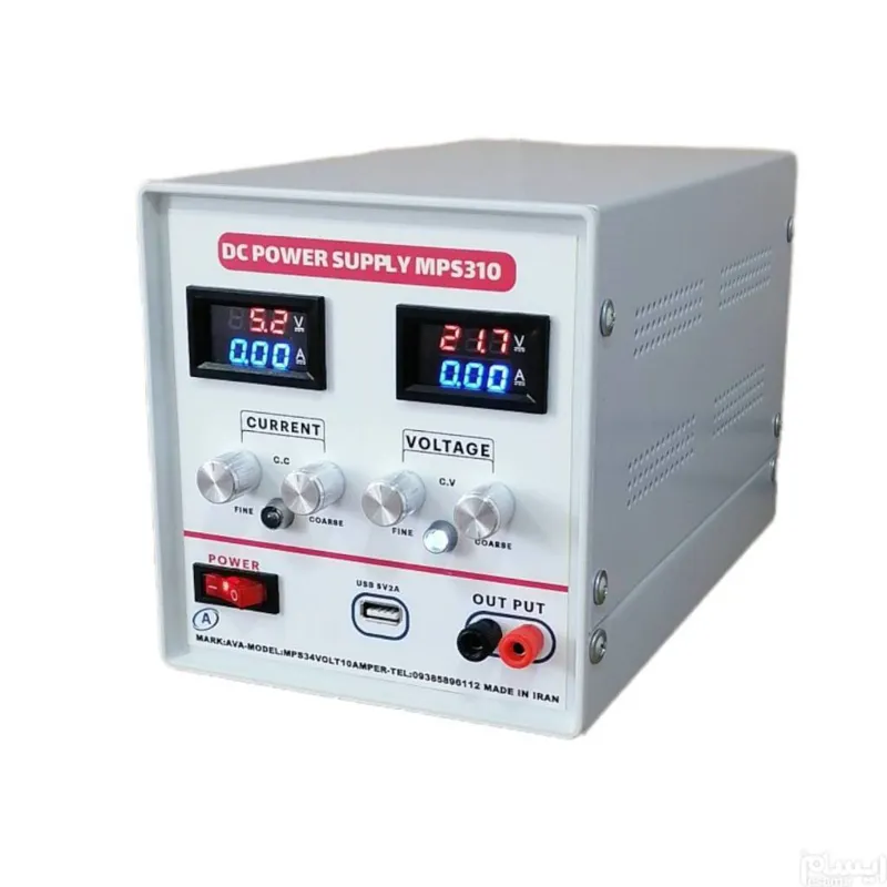 منبع تغذیه تستر دار مدل 24 ولت 5 آمپر