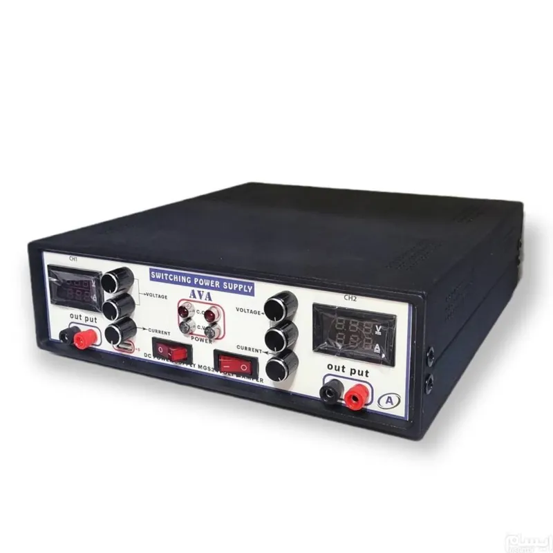 منبع تغذیه متغیر دوکانال 24 ولت5 آمپر