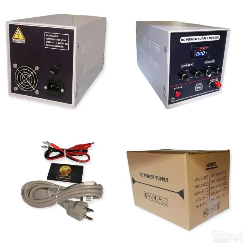 منبع تغذیه متغیر مدل 24ولت 5 امپر
