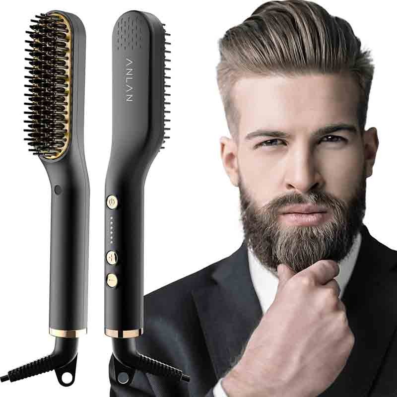 برس حرارتی صاف کننده ریش و مو برند ANLAN