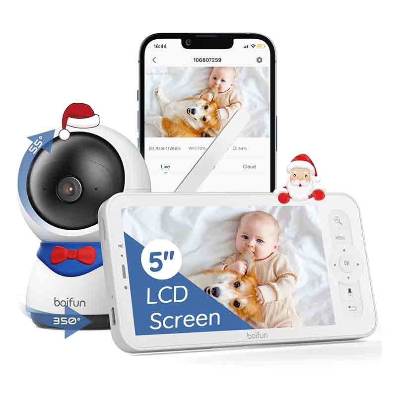 دوربین و مانیتور کودک برند BOIFUN Baby 5S