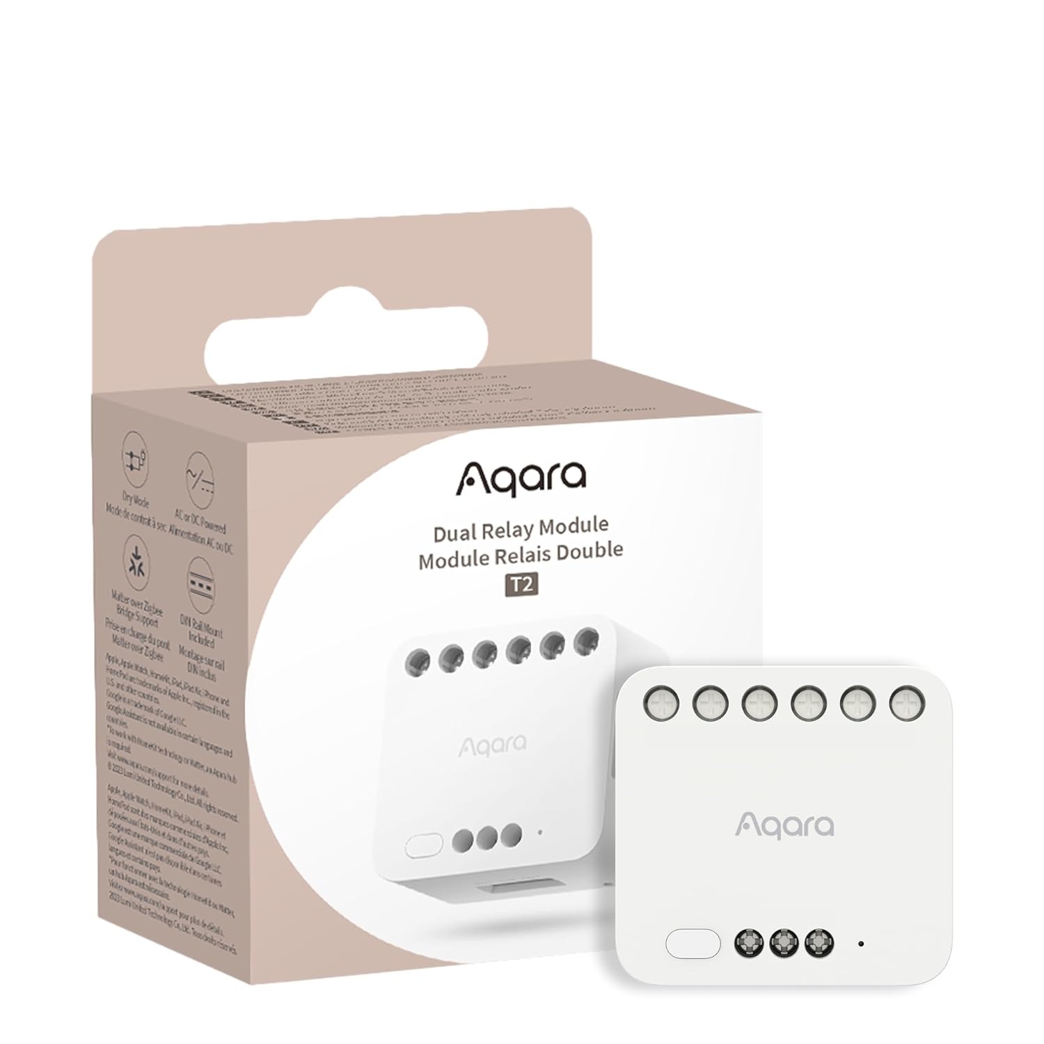 ماژول رله هوشمند دوگانه Aqara مدل T2