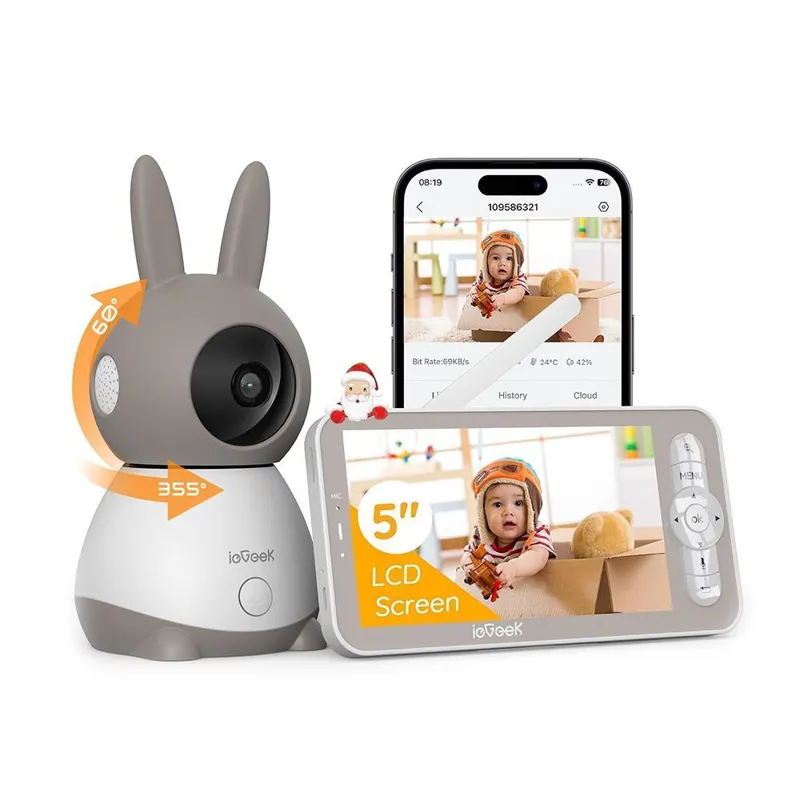 دوربین و مونیتور امنیتی کودک برند ieGeek Baby 1T