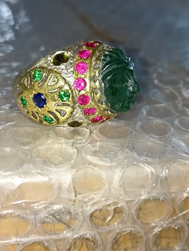 انگشتر زمرد عطیقه