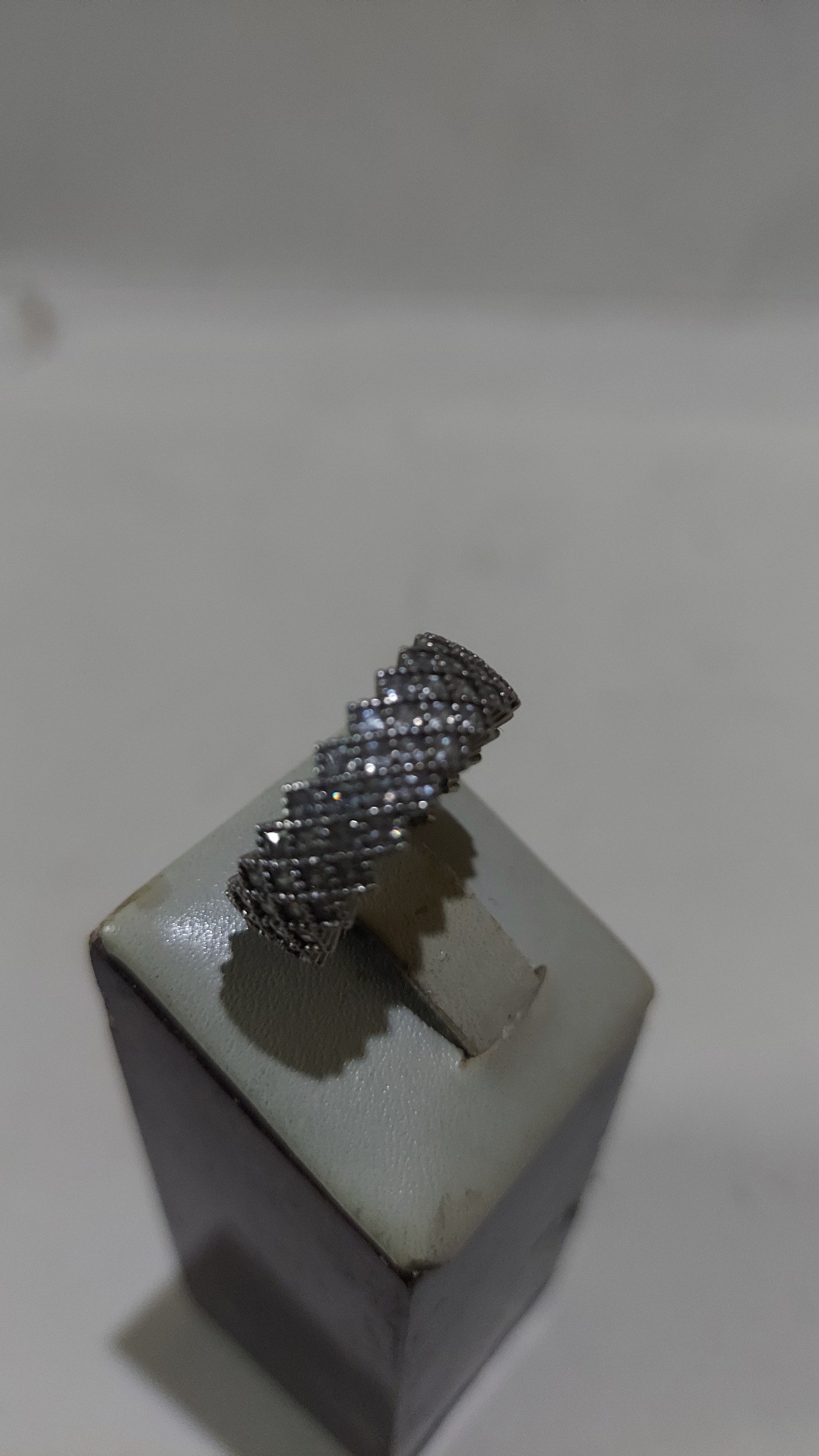 انگشتر نقره تمام سنک آبکاری دار