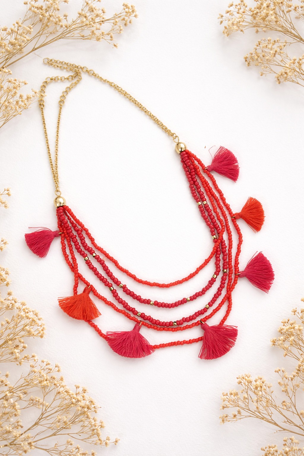 گردنبند چند ردیفه