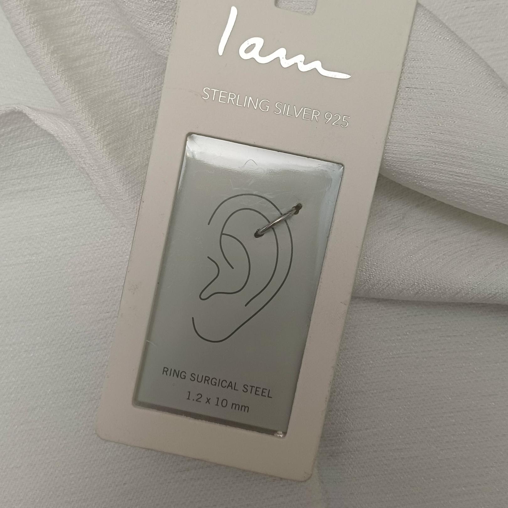 پرسینگ گوش نقره 925