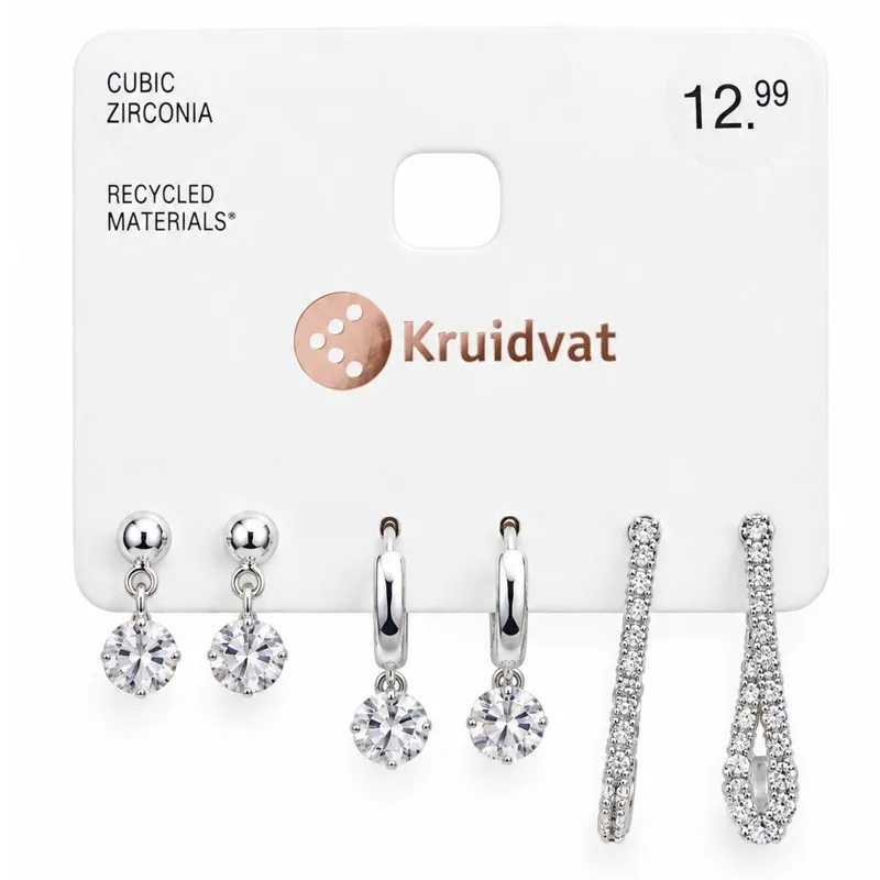 پک گوشواره نگین zirconia وارداتی