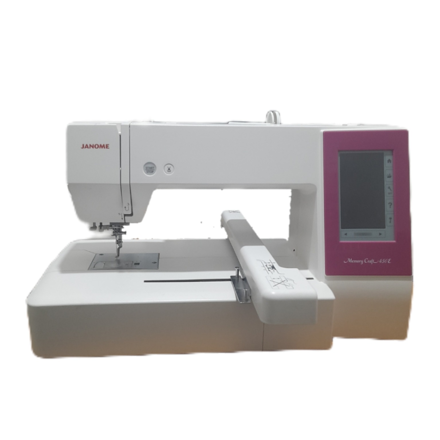 چرخ گلدوزی ژانومه 450 با 1021 ساعت کارکرد