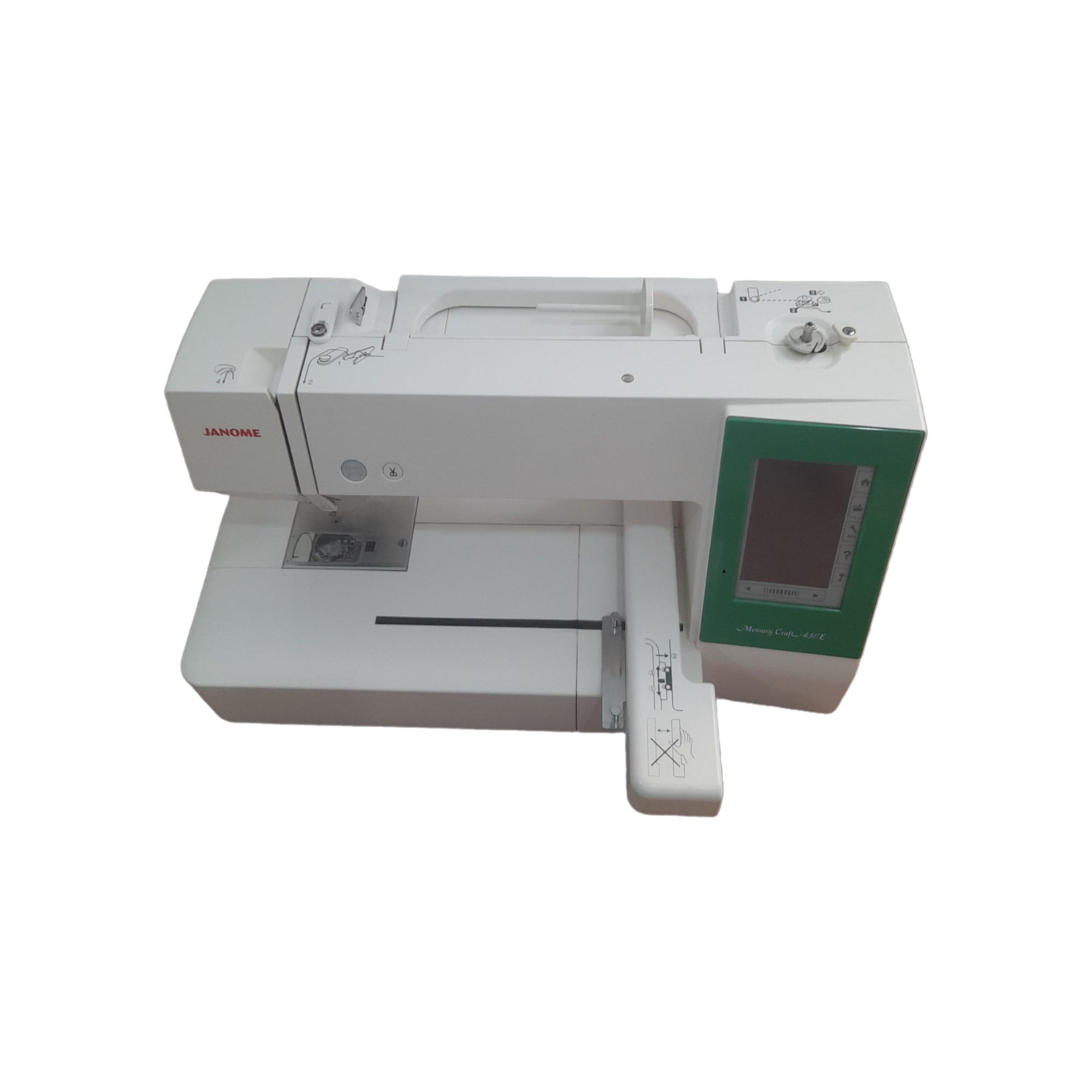 چرخ گلدوزی ژانومه مدل 450 با 2900 کارکرد