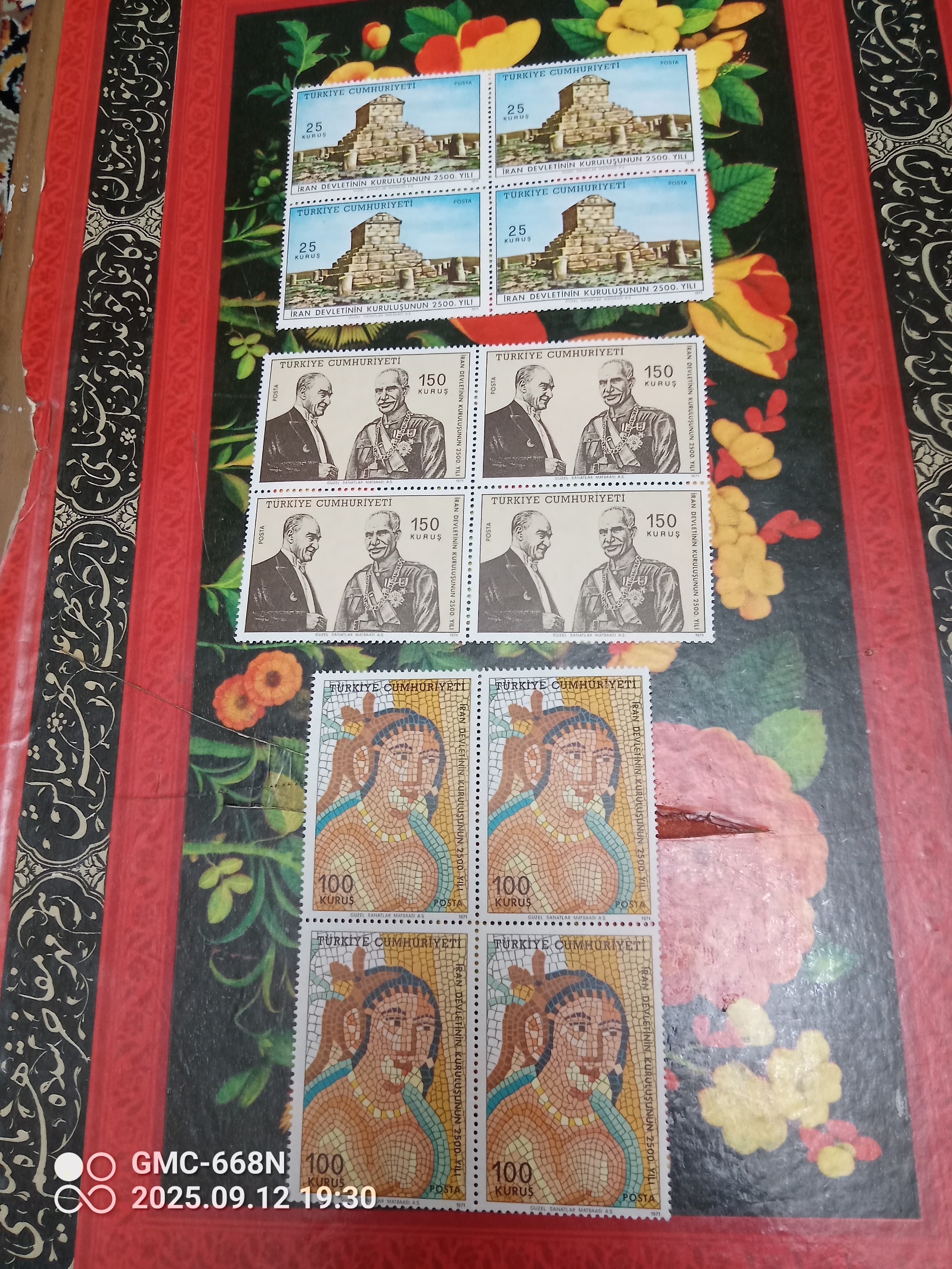 3بلوک تصویری جشن دوهزاروپانصد سال رضاشاه