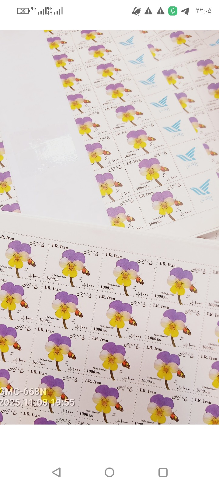 40500تمبر سایز کوچک هرعدد هزارتومان طبق توضیح
