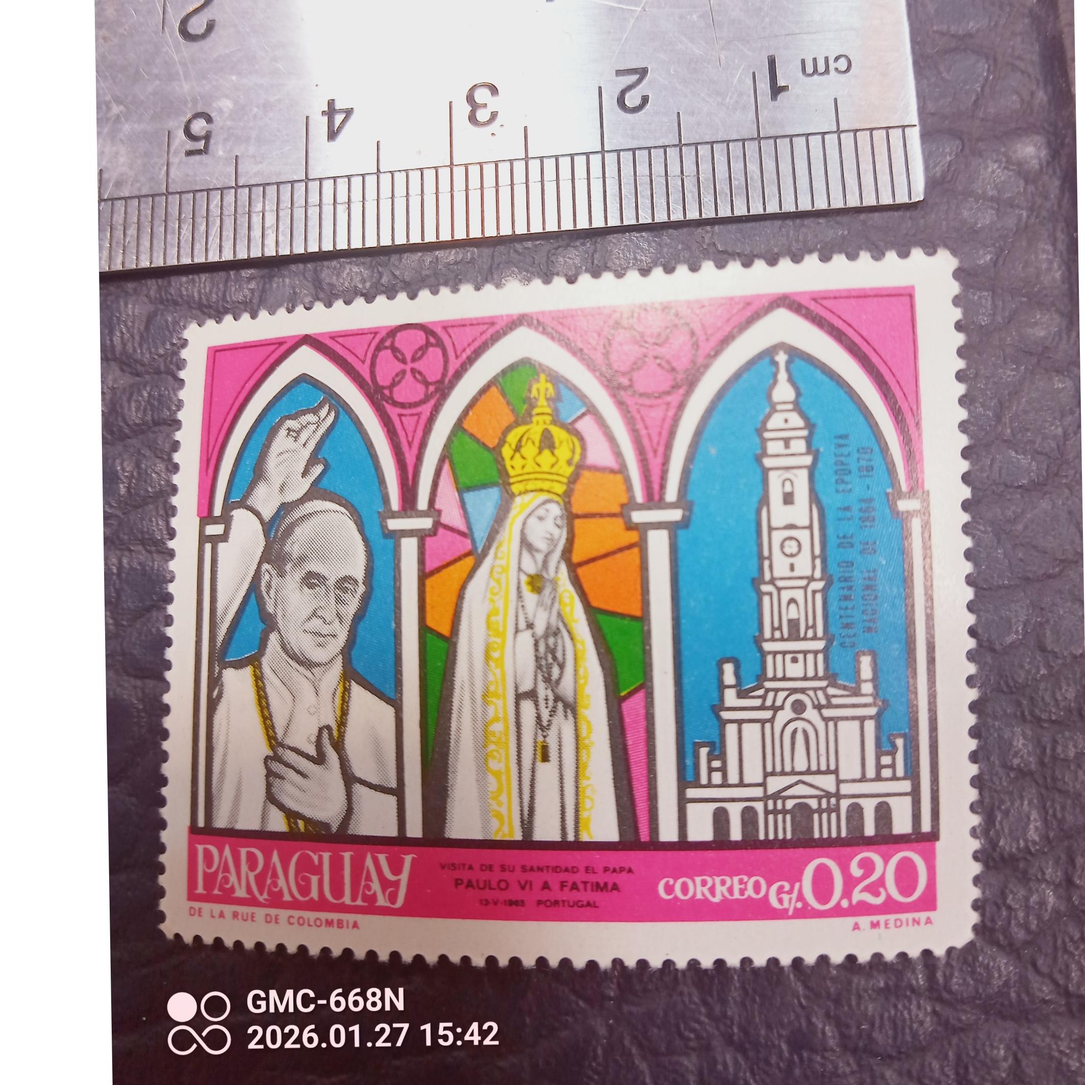 تمبر قدیمی پاراگوئه