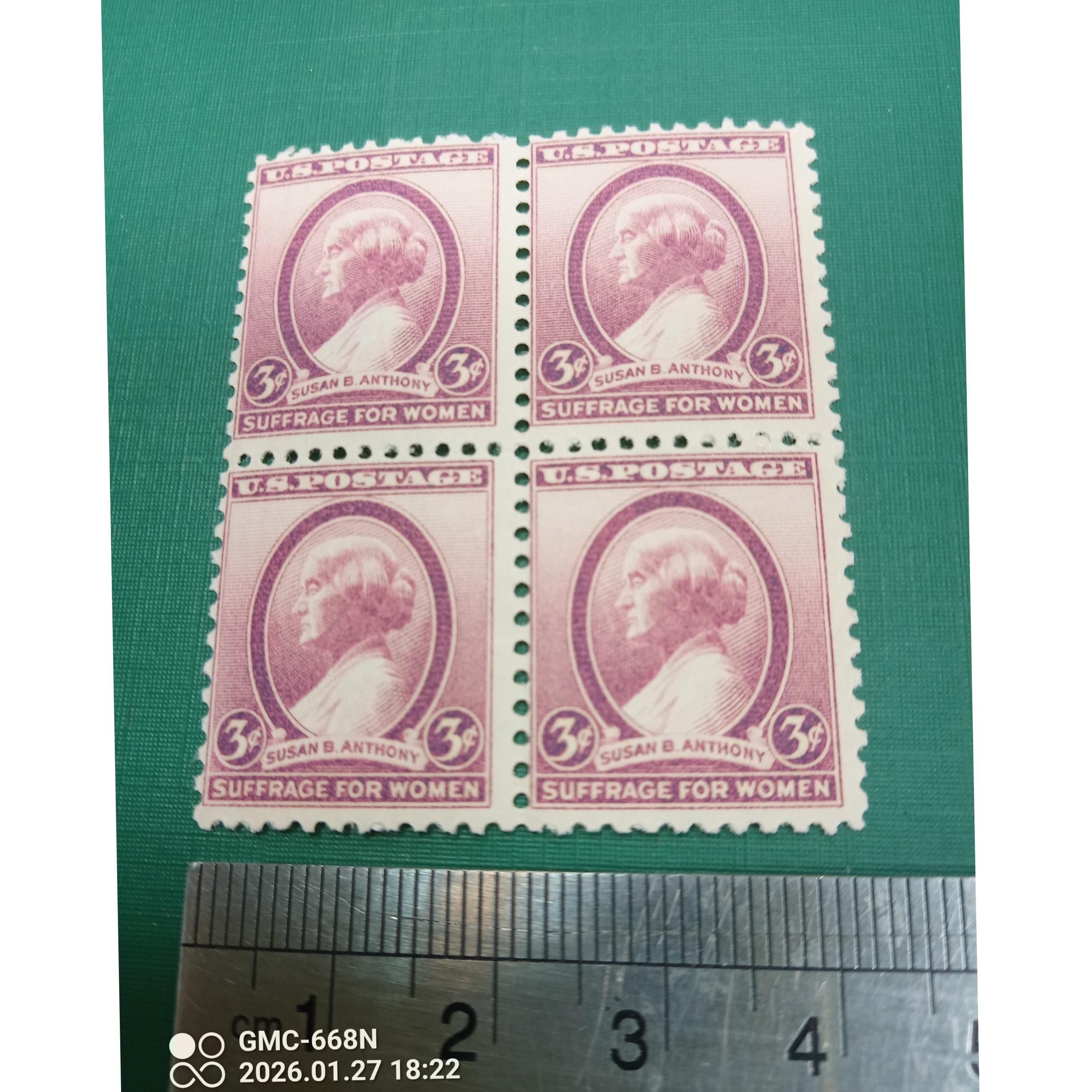 آمریکا بلوک قدیمی تمبر