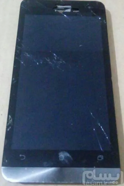 گوشی<ایسوس زنفون5> بُردروشن،تاچ السیدی معیوب