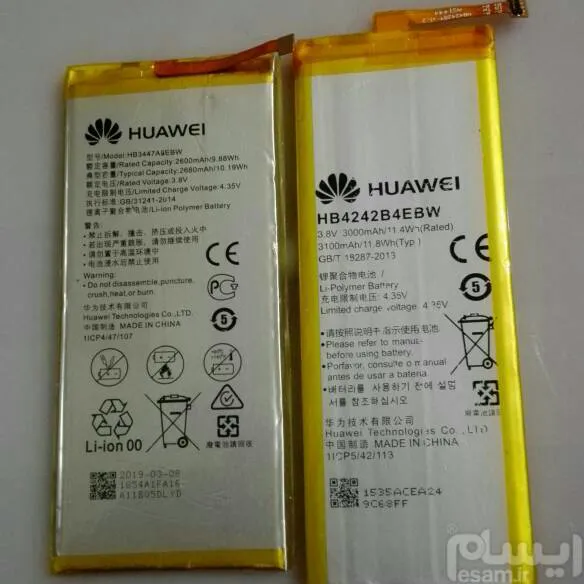 2تاباتری اصلی اورجینال هواوی(P8وHonor 4X)