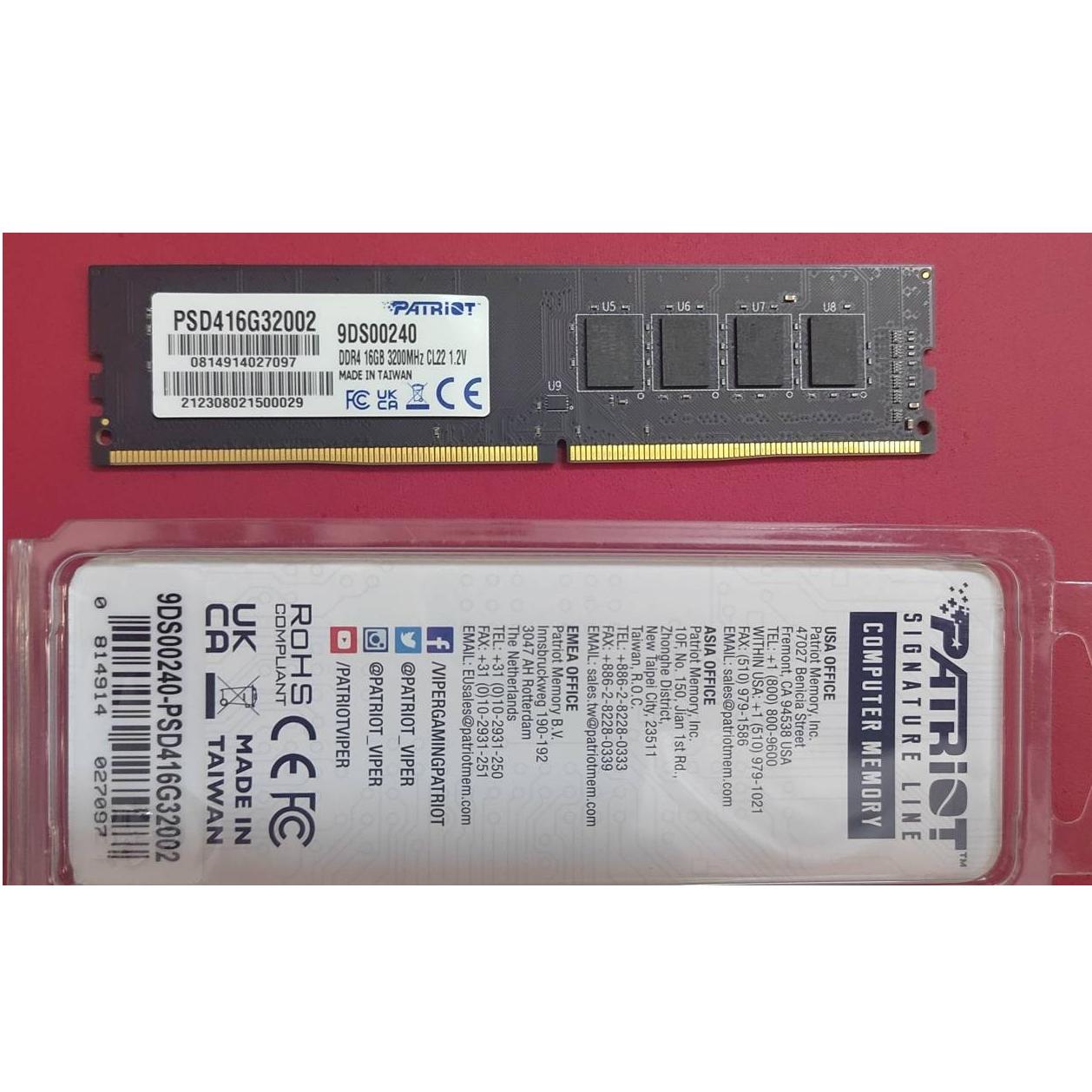 رم پاتریوت Patriot 16GB DDR4