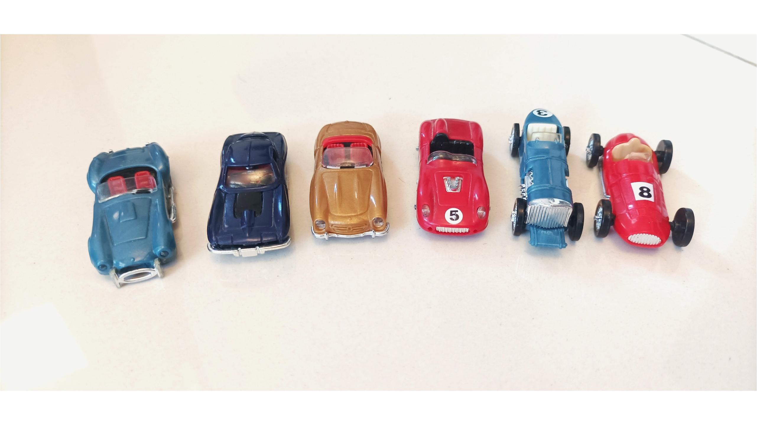 ست 6 تایی ماکت خودرو ((کیندر))