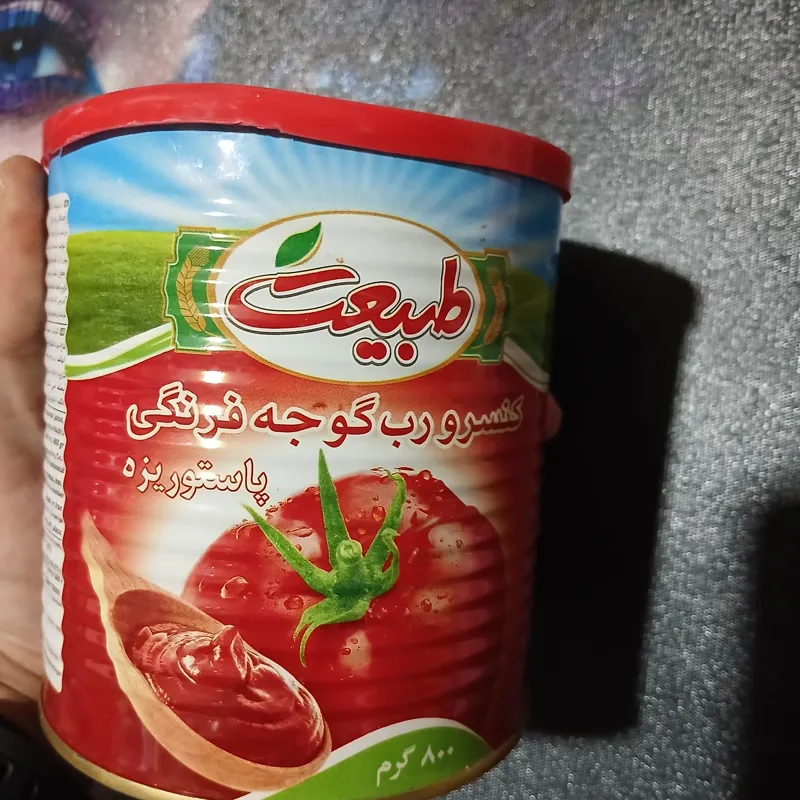 کنسرو رب گوجه فرنگی طبیعت 800گرمی پک 4عددی
