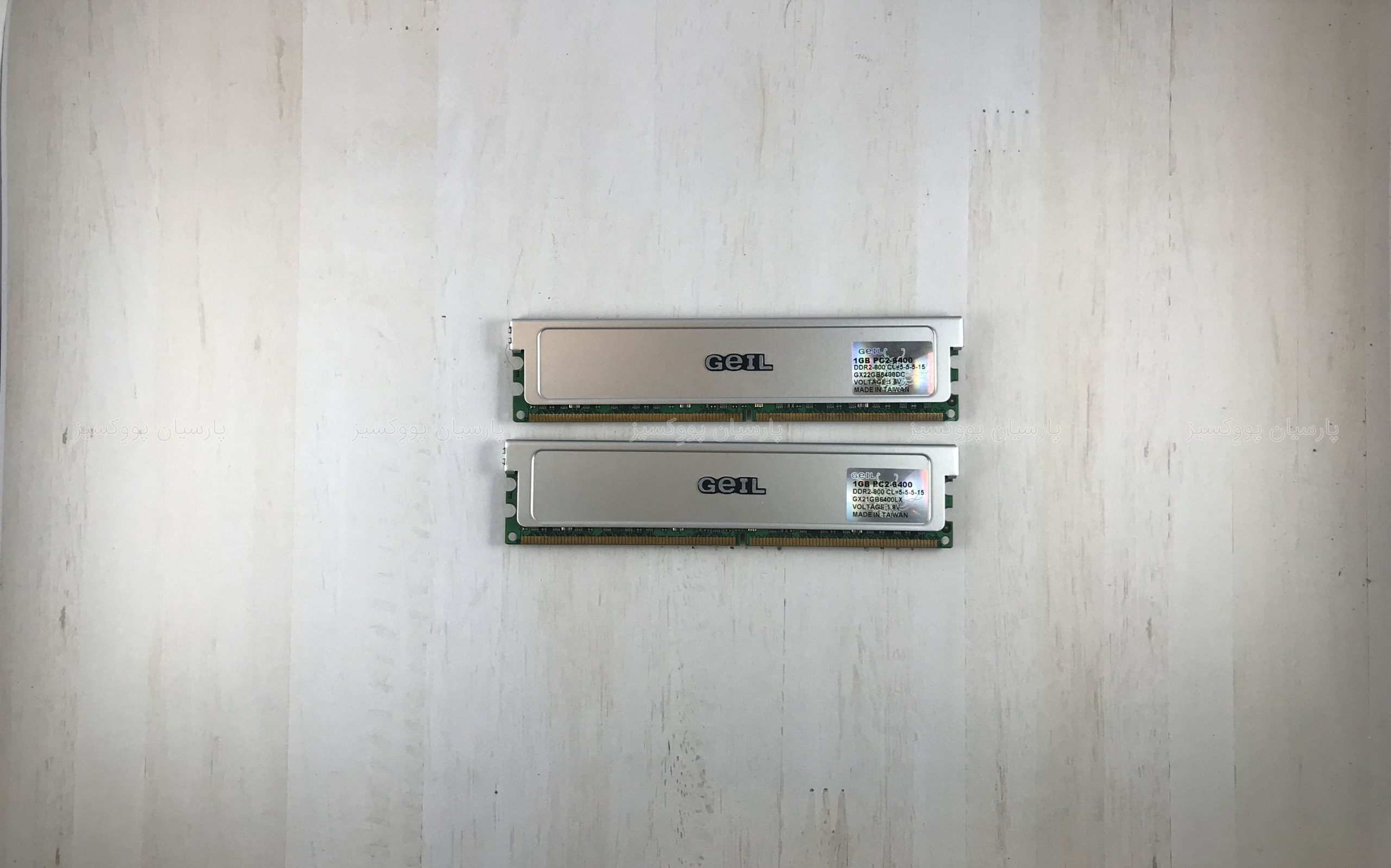 حرفه ای Geil 2GB(2x1GB) DDR2-800 CL5