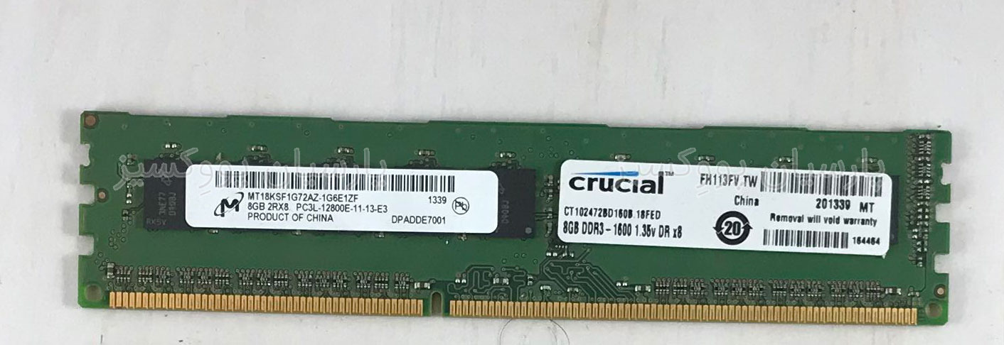رم Crucial 8GB DDR3L 12800